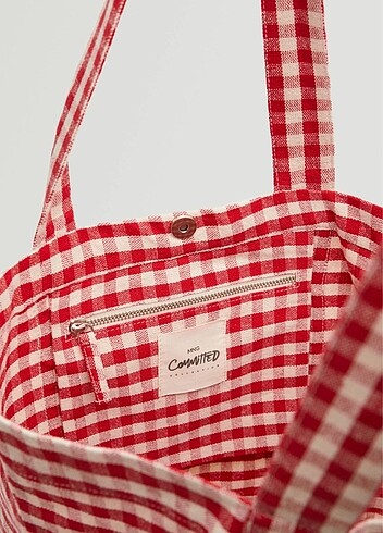 Mango Mango Pamuklu Shopper Çanta