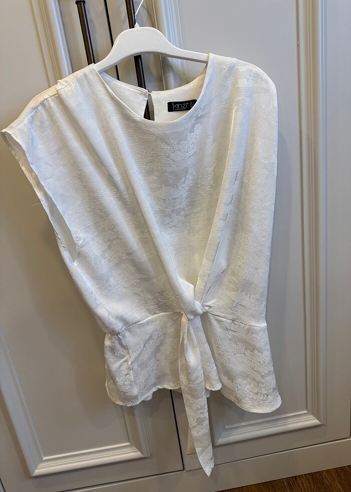 Saten bluz - Görsel 2