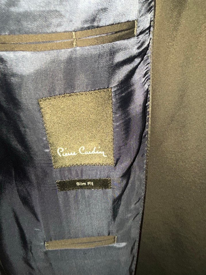 Lacivert Düğmeli Erkek Takım Elbise smokin - Görsel 4