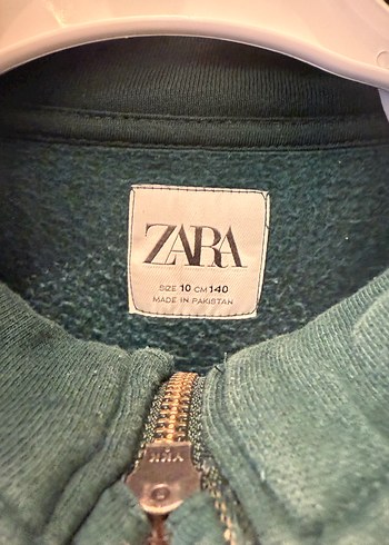 Erkek Çocuk Yeşil Gri Fermuarlı Ceket - Görsel 3