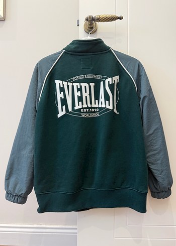 Erkek Çocuk Yeşil Gri Fermuarlı Ceket - Görsel 4