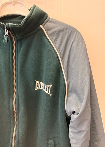 Erkek Çocuk Yeşil Gri Fermuarlı Ceket - Görsel 2