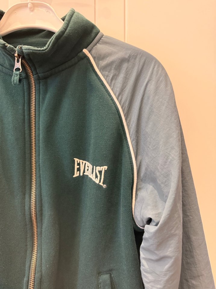 Erkek Çocuk Yeşil Gri Fermuarlı Ceket - Görsel 2