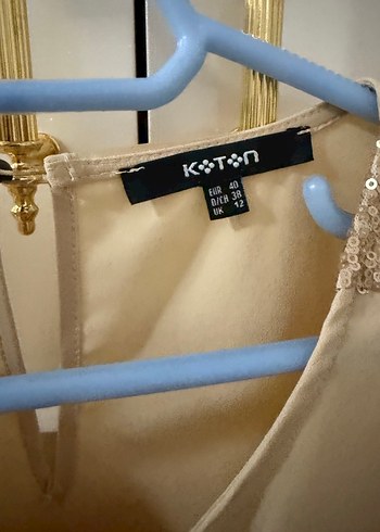 Pudra Uzun Kollu Kadın Bluz - Görsel 3