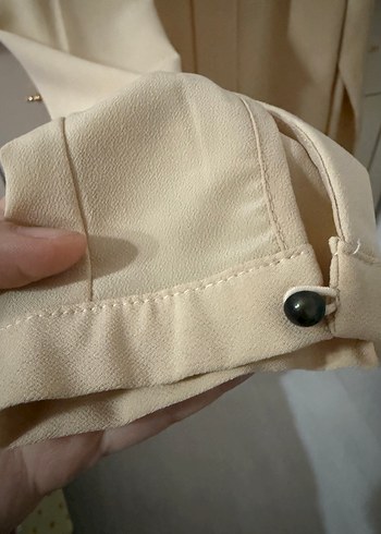 Pudra Uzun Kollu Kadın Bluz - Görsel 4