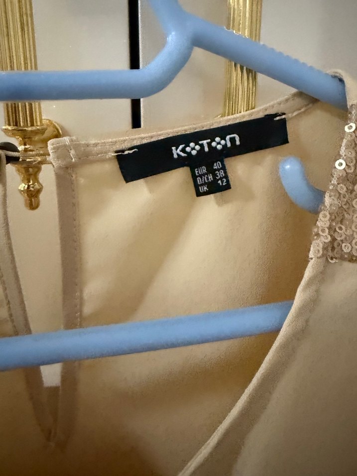 Pudra Uzun Kollu Kadın Bluz - Görsel 3