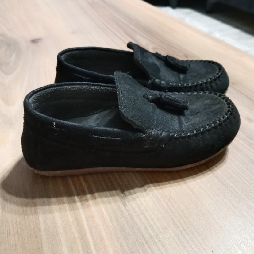 Erkek Çocuk Siyah Süet Loafer - Görsel 3