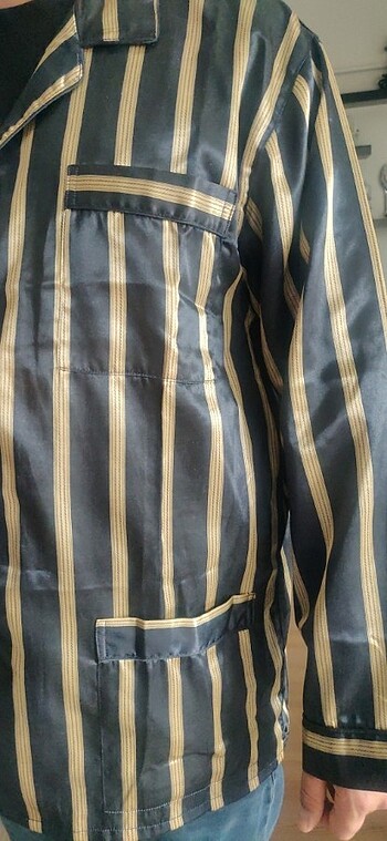 52-6 drop Beden Saten pijama takımı