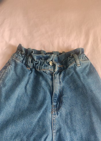 Defacto Kadın Mavi Midi Denim Pantolon