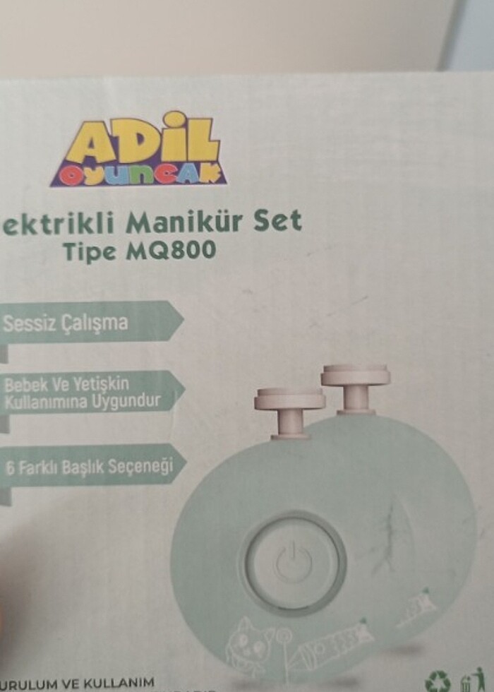 Elektrikli manikür set bebek - Görsel 3