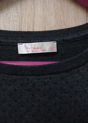 Gri kapri kol hamile elbise - Görsel 3