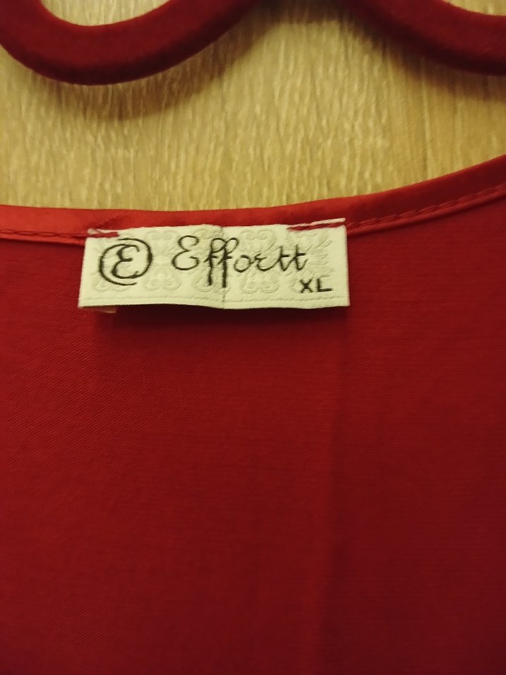 Kırmızı V Yaka Hamile ve Emzirme Gecelik - Görsel 3