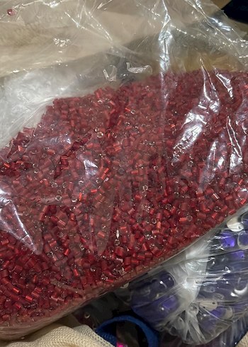 Renkli Boncuk ve Payet Seti - Görsel 6