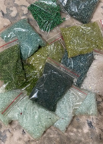 Renkli Boncuk ve Payet Seti - Görsel 5