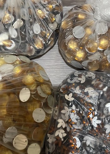 Renkli Boncuk ve Payet Seti - Görsel 2