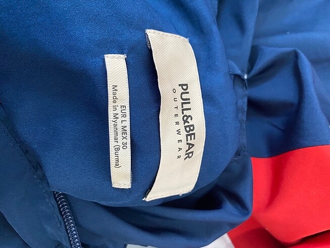 l Beden lacivert Renk Pull & Bear Ceket