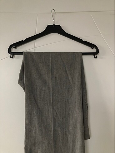 Gri Düşük Bel Pantalon