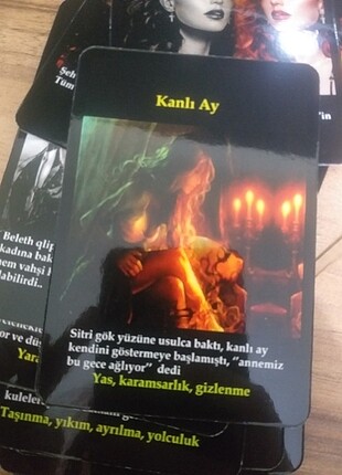 Lilith enerjisine uyumlanmiş tarot destesi