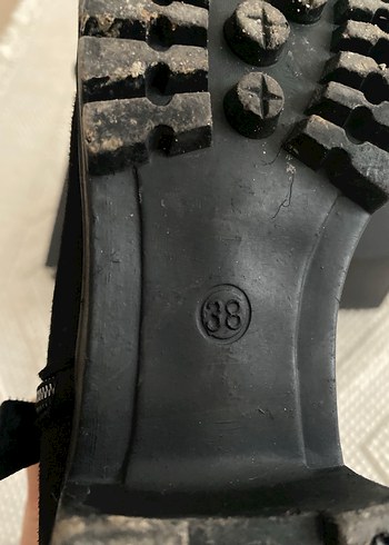 Siyah Süet Tokalı Kadın Bot - Görsel 6