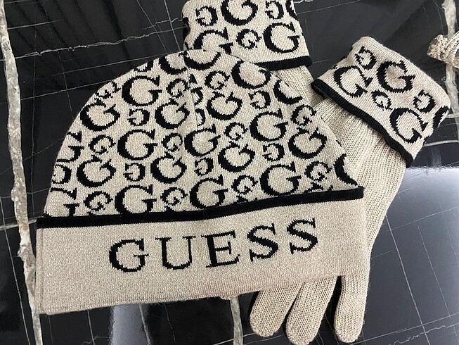 Guess Orjinal bere eldiven Takım