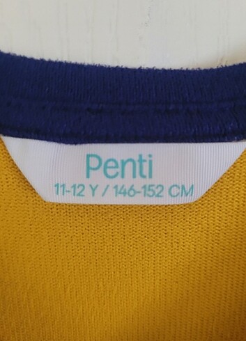 11-12 Yaş Beden sarı Renk Penti 10-11-12 yaş termal pijama