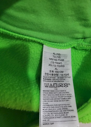 Gap erkek çocuk 10-12 yaş Polar Sweatshirt - Görsel 7