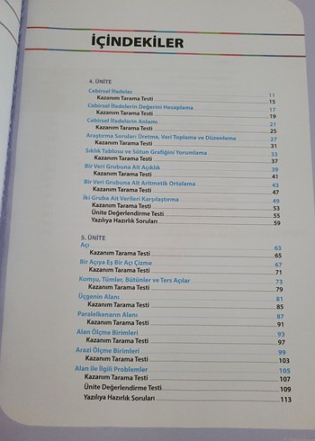 Beden 6. Sınıf Matematik Tam Ölçme Seti