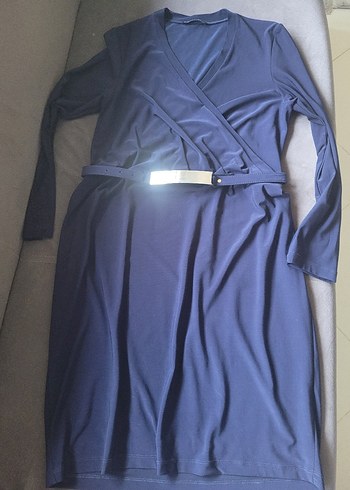 Cotton bar L beden kalem elbise - Görsel 5