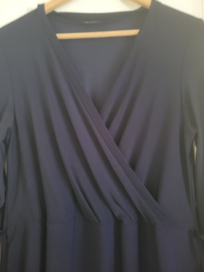 Cotton bar L beden kalem elbise - Görsel 3