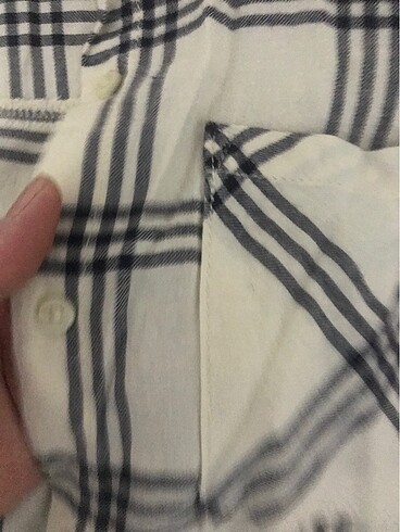 xs Beden ten rengi Renk H&M keten gömlek
