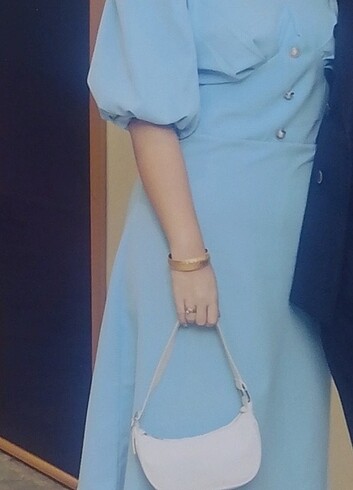 xl Beden Bebe mavisi elbise