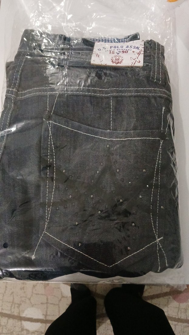 Kadın Lacivert Kot Pantolon - Görsel 4