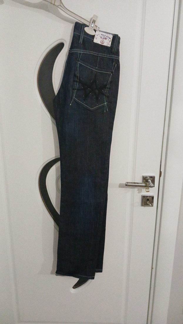 Kadın Lacivert Kot Pantolon - Görsel 3