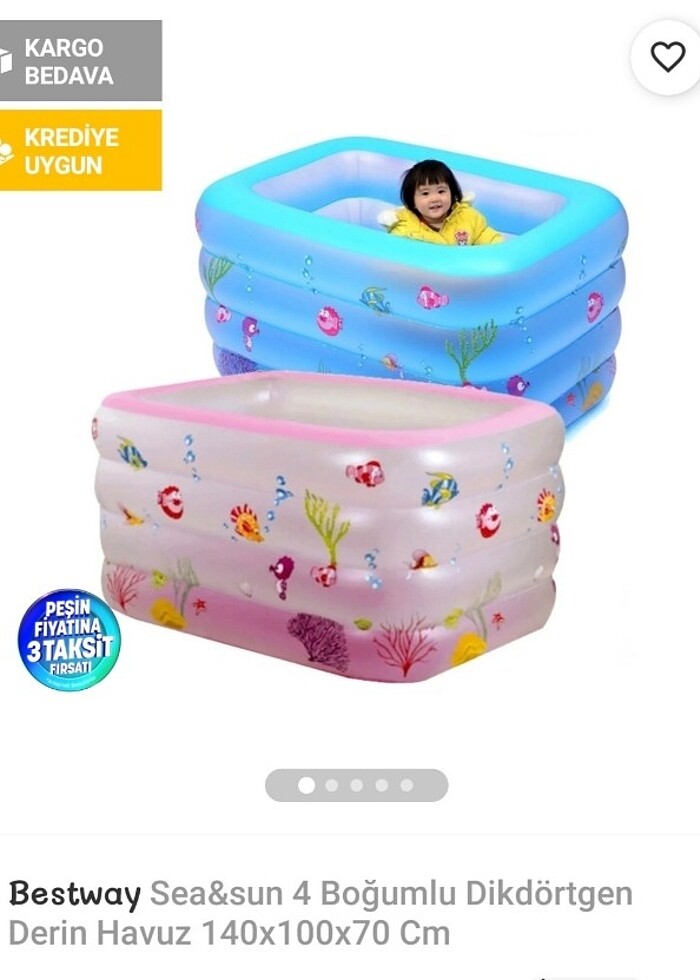 Bestway şişme bebek & çocuk havuzu - Görsel 5