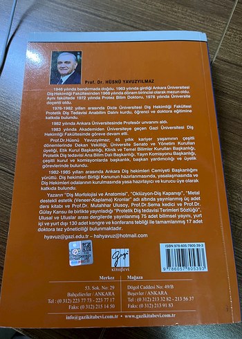 Diş Morfolojisi ve Anatomisi Kitabı
