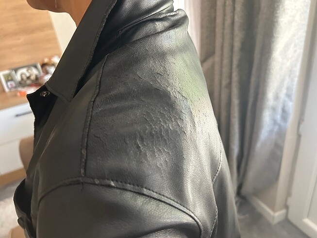 s Beden siyah Renk Pull Bear deri ceket