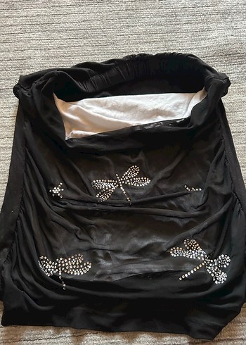 Straplez bluz - Görsel 3