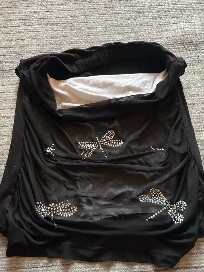 Straplez bluz - Görsel 3