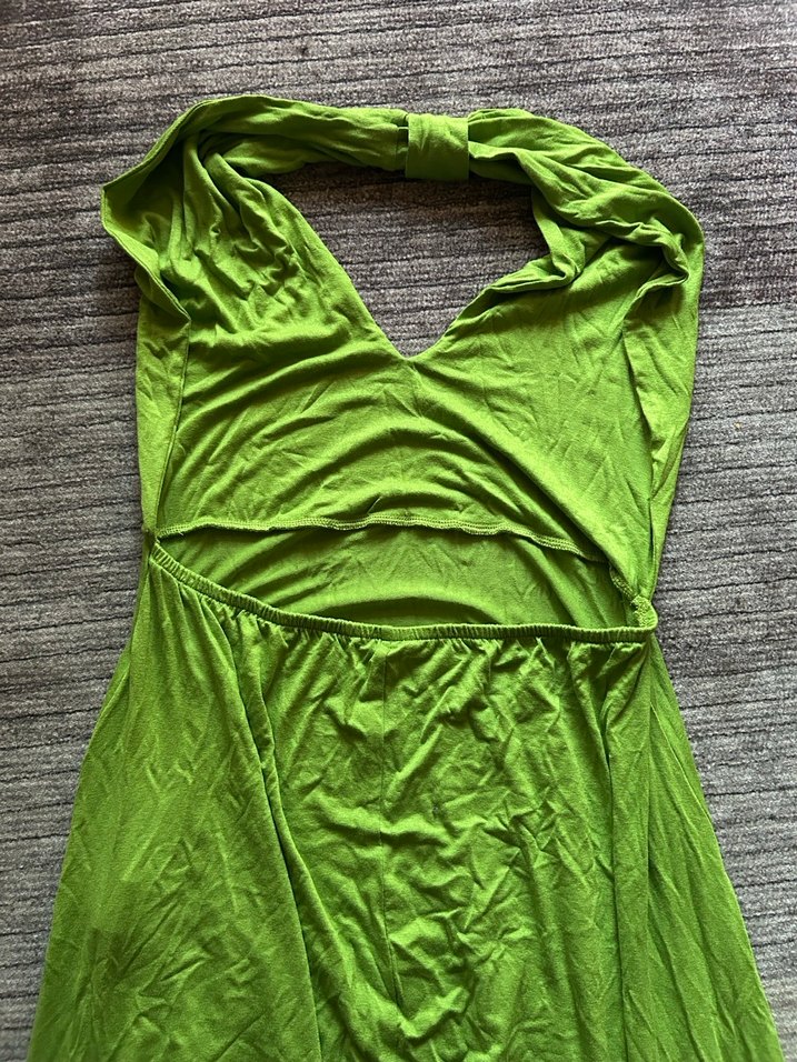 Yeşil Uzun Elbise - Görsel 3