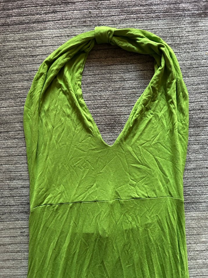 Yeşil Uzun Elbise - Görsel 2