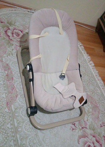 Bej Pastel Bebek Oto Koltuğu bebek puseti mama sadelyesi - Görsel 3