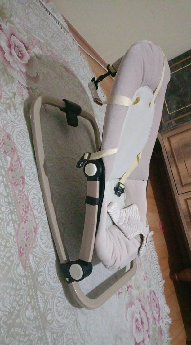 Bej Pastel Bebek Oto Koltuğu bebek puseti mama sadelyesi - Görsel 4