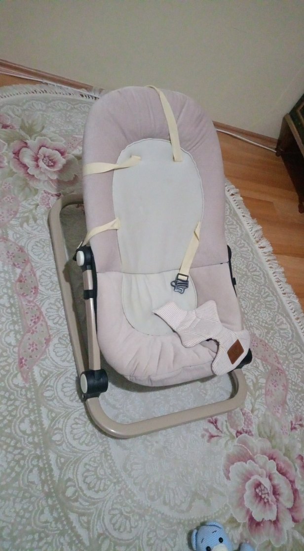 Bej Pastel Bebek Oto Koltuğu bebek puseti mama sadelyesi - Görsel 3