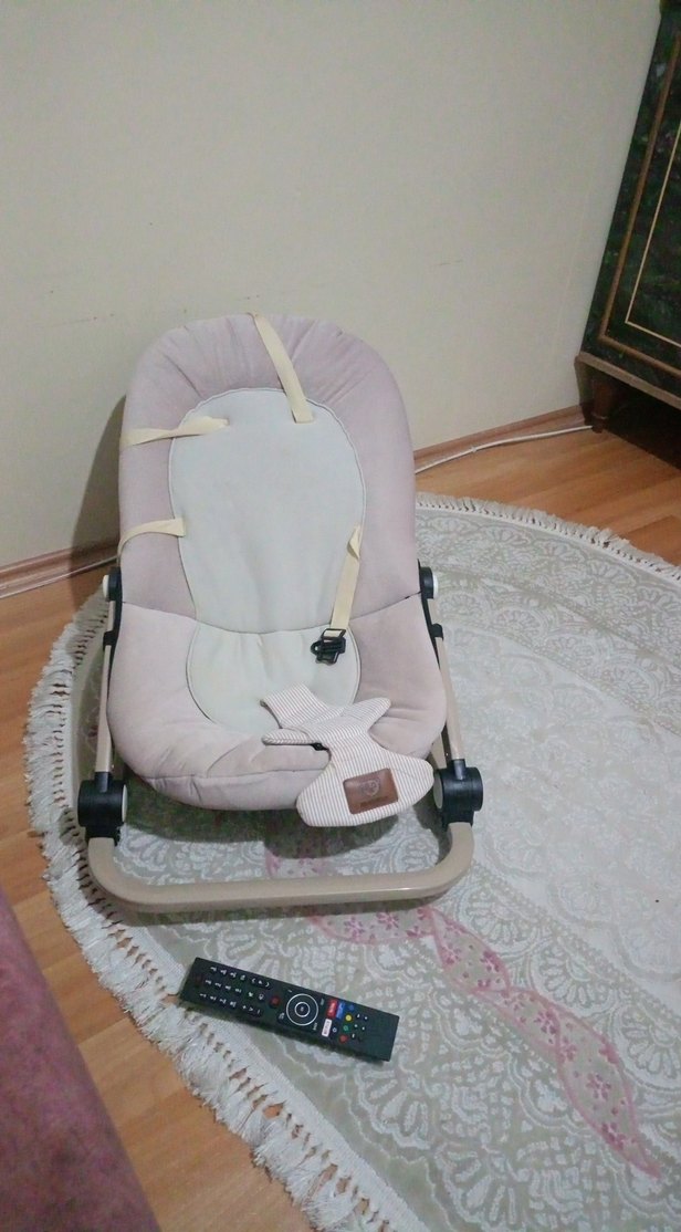 Bej Pastel Bebek Oto Koltuğu bebek puseti mama sadelyesi - Görsel 5