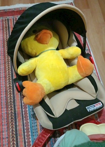 Tommybaby Sarı Bebek Oto Koltuğu bebek puseti bebek mama oturagı - Görsel 4