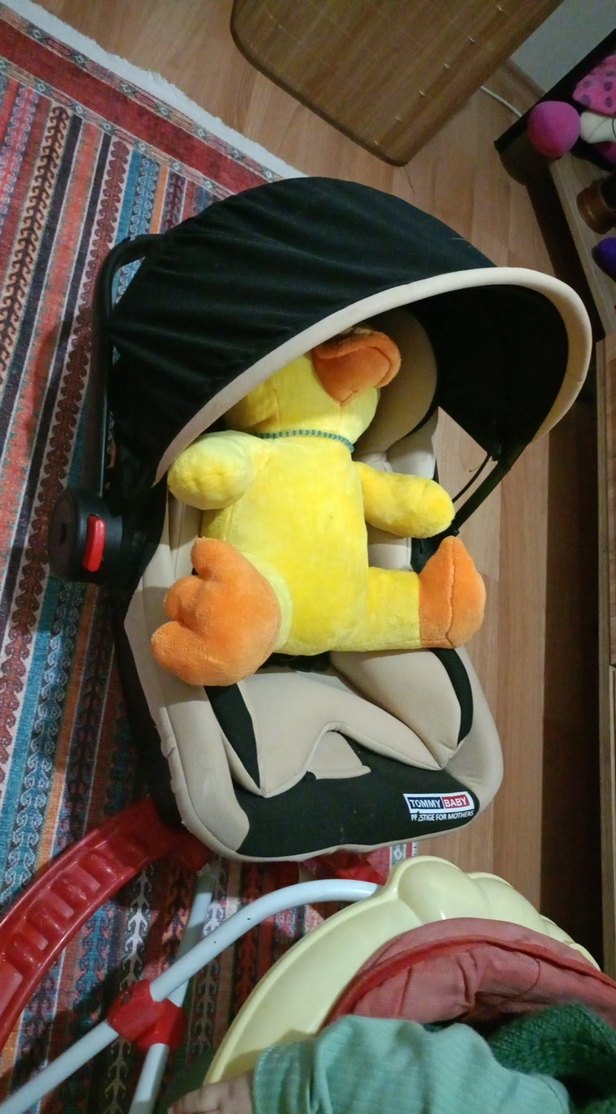 Tommybaby Sarı Bebek Oto Koltuğu bebek puseti bebek mama oturagı - Görsel 5