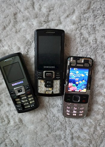 3 adet kayıtlı telefon iki samsung 1 Nokia hat tak kullan
