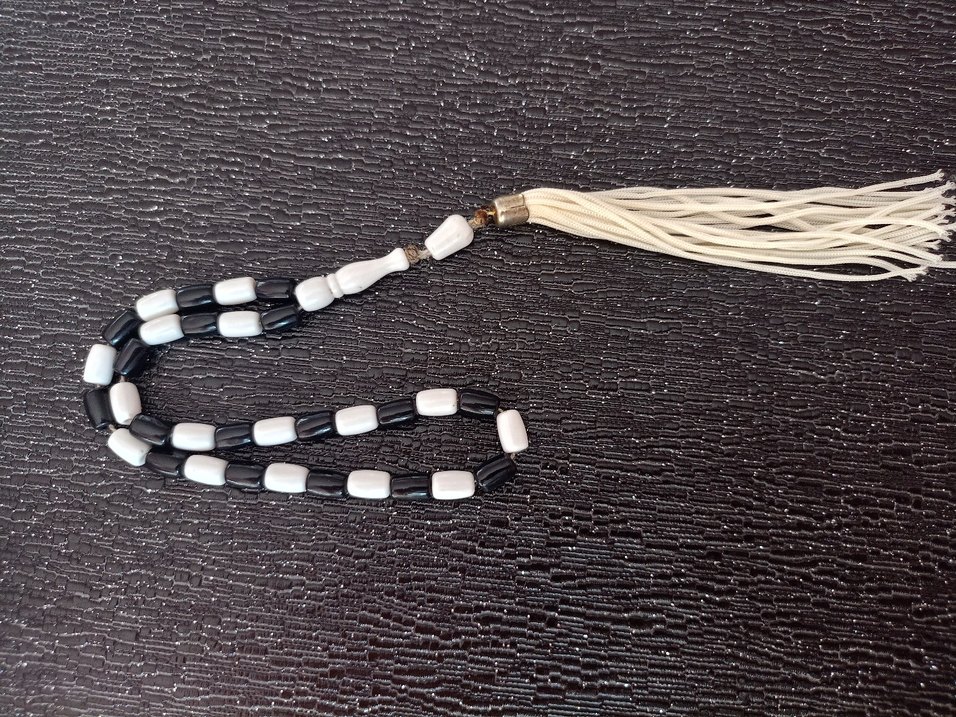 Bohem Gri Erkek Tesbih beşiktaşlı - Görsel 2