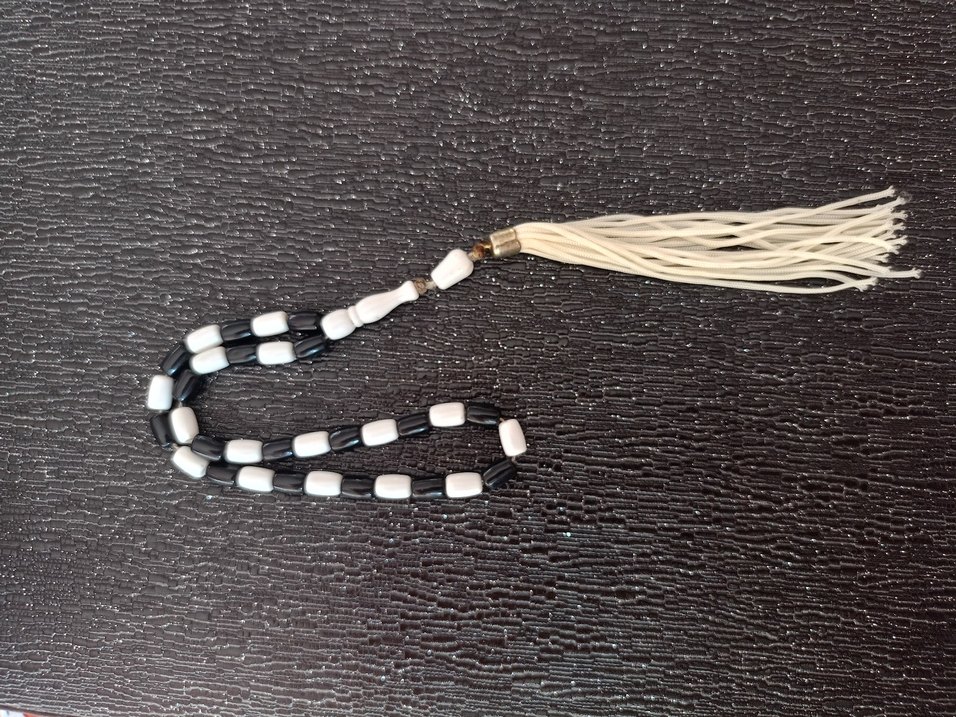 Bohem Gri Erkek Tesbih beşiktaşlı - Görsel 3