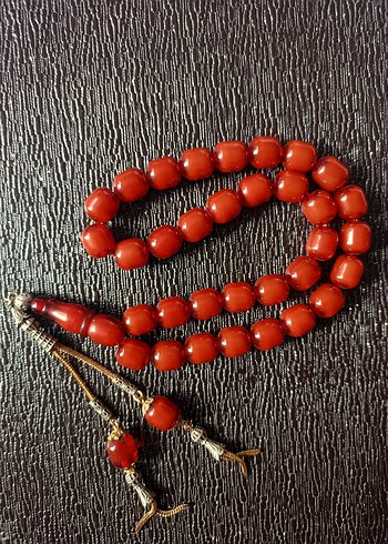 Kırmızı Erkek Tesbih Boncukları - Görsel 2